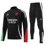 24/25  ARS Black Player Version Half Pull Tracksuit  (球员版黑、半拉链)