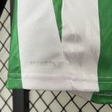 24/25 Real Betis Home Fans Soccer Jersey(胸前GREE广告)