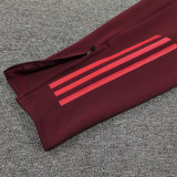 24/25 Bayern Dark Red Jacket Tracksuit