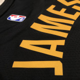 22/23 Cleveland Cavaliers JAMES #23 Black Top Quality Hot Pressing NBA Jersey (Trapeze Edition)