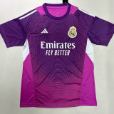 25/26 RMA Goalkeeper Purple  Fans Soccer Jersey