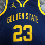 22/23 WARRIORS GREEN #23 Royal blue Top Quality Hot Pressing NBA Jersey (Trapeze Edition)