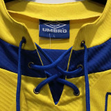 1993/1995 Parma Yellow Retro Soccer Jersey