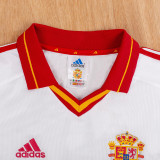 2000 Spain Away Retro Soccer Jersey(No number不带号）