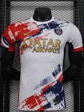 24/25 PSG White Red Special Edition  Player Version Soccer Jersey