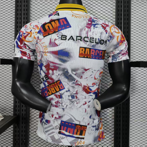 25/26 BAR White pattern  Player Version Training shirts