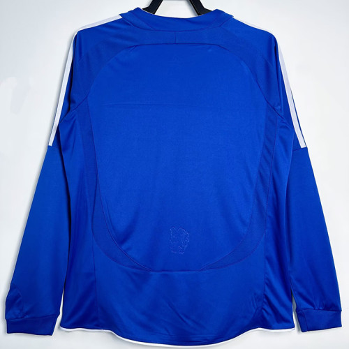 2006/2007 CHE Home  Long Sleeve Retro Soccer Jersey