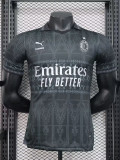 24/25 ACM Black  Co Branded version Player Version Soccer Jersey
