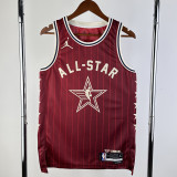 23/24 ALL-STAR JOKIC #15 Red Top Quality Hot Pressing NBA Jersey