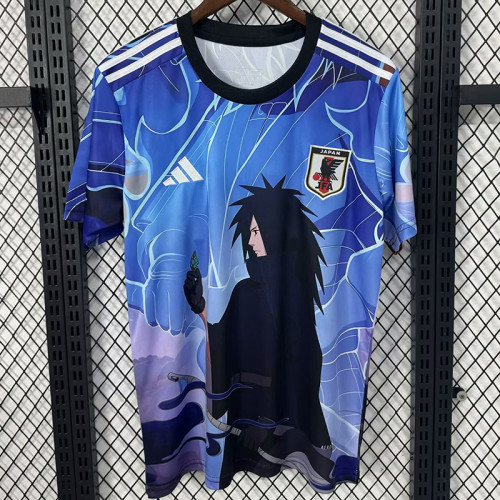 25/26 Japan NARUTO Royal Blue Fans  Soccer Jersey火影忍者宝蓝1
