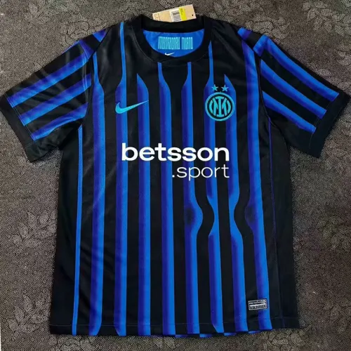 25/26  INT Blue Special Edition  Fans Soccer Jersey(广告版）