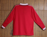 1998 Man Utd Home Long Sleeve Retro Soccer Jersey (长袖)
