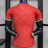 2024 Spain Red Special Edition Player Version Soccer Jersey