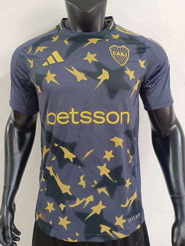 24/25  Boca Juniors Third Player Version Soccer Jersey