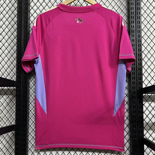 25/26 Flamengo Goalkeeper Pink  Fans Soccer Jerse