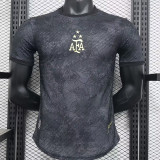 2024 Argentina Black  Special Edition Player Version Soccer Jersey