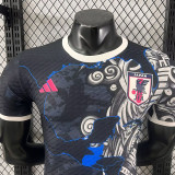 25/26 Japan Grey Black manipulator  Player Version  Soccer Jersey