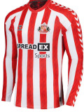24/25 Sunderland Home Long sleeve Fans Soccer Jersey