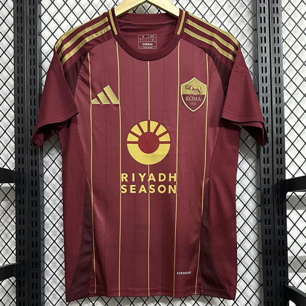 24/25 Roma Home Fans Soccer Jersey