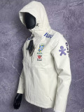 2024 Brazil Beige Color  Thin Style Windbreaker T09(连帽）