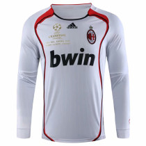 2006/2007 ACM Away White Long Sleeve Retro Soccer Jersey (长袖)(带决赛小字) 2006/2007 ACM Away White Long Sleeve Retro Soccer Jersey (长袖)(带决赛小字)