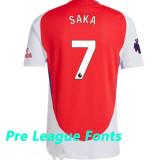 24/25 ARS Red Special Edition Player Version  Soccer Jersey(三叶草标)