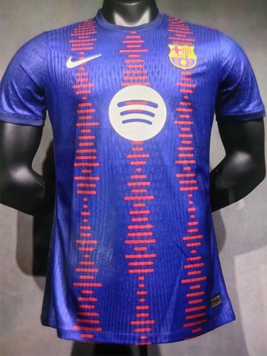 24/25 BAR Blue Special Edition Player Version Soccer Jersey Spotify