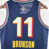 24/25 ALL-STAR BRUNSON #11 Royal Blue Top Quality Hot Pressing NBA Jersey