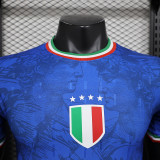 24/25 Italy Blue Special Edition Player Version Soccer Jersey