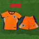 24/25 Netherlands Home  Kids Player Version Soccer Jersey(童装球员）