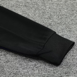 24/25  BAR Black Hooded  Tracksuit(白色胸花）