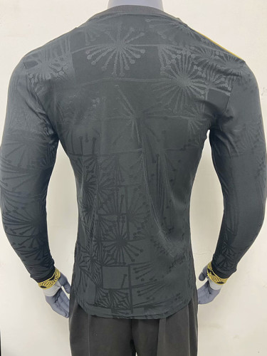25/26 Mexico Golden Cup Black Player Version  Long Sleeve Soccer Jersey