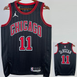 22/23 BULLS DEROZAN #11 Black Top Quality Hot Pressing NBA Jersey (Trapeze Edition) 飞人版