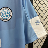 24/25 Manuel Belgrano  Home  Fans Soccer Jersey(贝尔格拉诺)