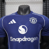 25/26  Man Utd  Blue Player Version Training Shirts