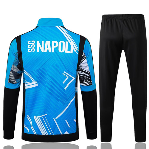 24/25 Napoli Sky Blue inkjet Kids Jacket Tracksuit