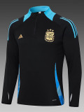 24/25 Argentina Black Half Pull Tracksuit (半拉链)