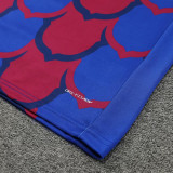 24/25 BAR Blue Inkjet  Kids Half Pull Tracksuit  (童装、半拉链)