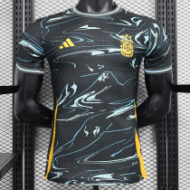 24/25 Argentina Black Water Pattern Player Version Soccer Jersey 24/25 Argentina Black Water Pattern Player Version Soccer Jersey