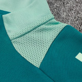24/25 Italy Green Half Pull Tracksuit  (半拉链、B839)