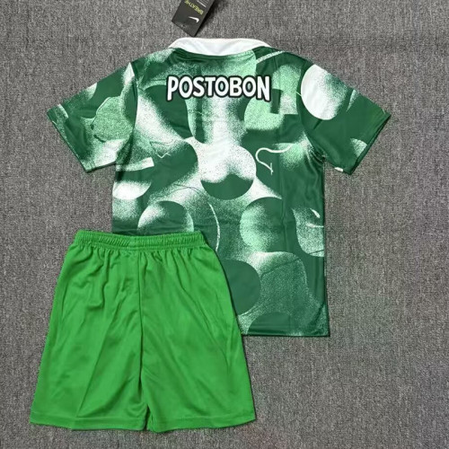 25/26 Atletico Nacional  Green Kids Soccer Jersey