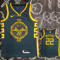 2018 WARRIORS WIGGINS #22 Black Gray Top Quality Hot Pressing NBA Jersey 2018 WARRIORS WIGGINS #22 Black Gray Top Quality Hot Pressing NBA Jersey