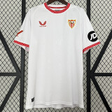 24/25 Sevilla Home Fans Soccer Jersey