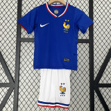 24/25 France Home Kids Soccer Jersey