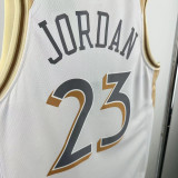 24/25  BULLS JORDAN #23 White City Edition Top Quality Hot Pressing NBA Jersey