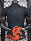24/25 Japan Black Orange Graffiti Edition Player Version Soccer Jersey(黑橙色)