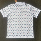 21/23 France White Classic Polo Short Sleeve (印花)