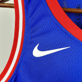 24/25  KINGS LAVINT # 8 Blue City Edition  Top Quality Hot Pressing  Retro NBA Jersey