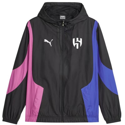24/25  Al Hilal Tri Color Hooded Windbreaker