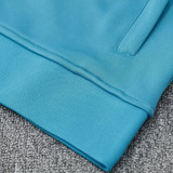 25/26 JM Lake Blue Jacket Tracksuit #2309湖蓝色